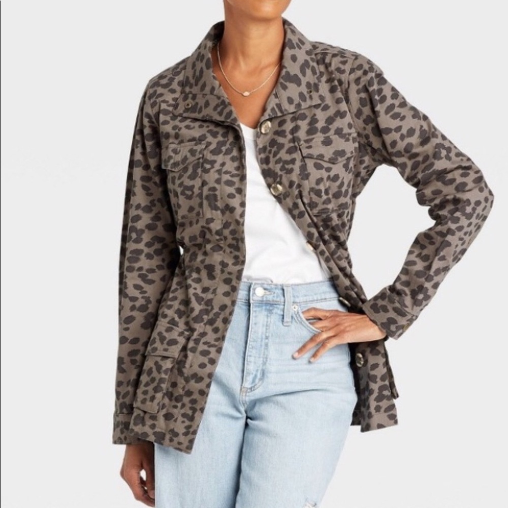 Womens Knox Rose leopard jacket